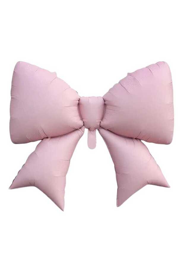 Satin Bow Foil Balloon Pink 98X75 cm