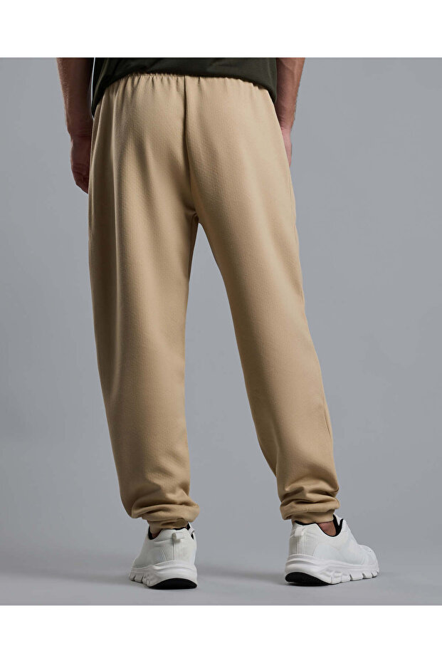 Solid Joggers with Drawstring Waist - 5