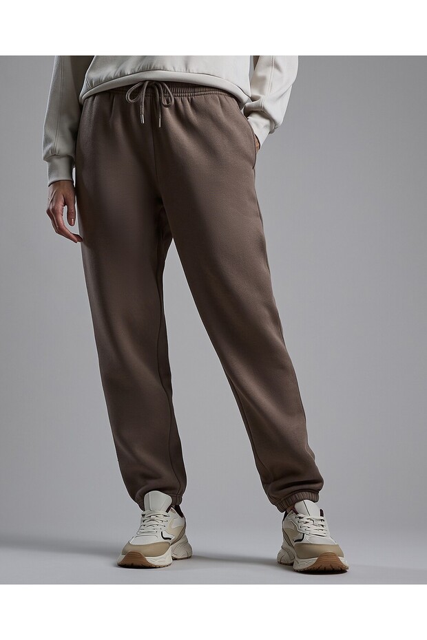 Solid Joggers with Drawstring Waist - 2