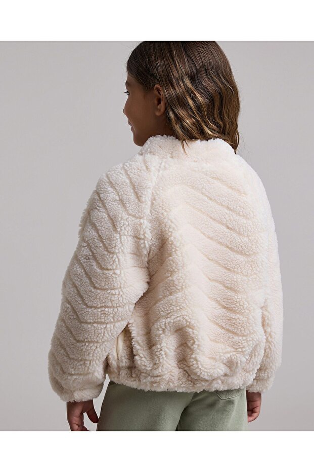 سترة شيربا مع إغلاق بأزرار - 4