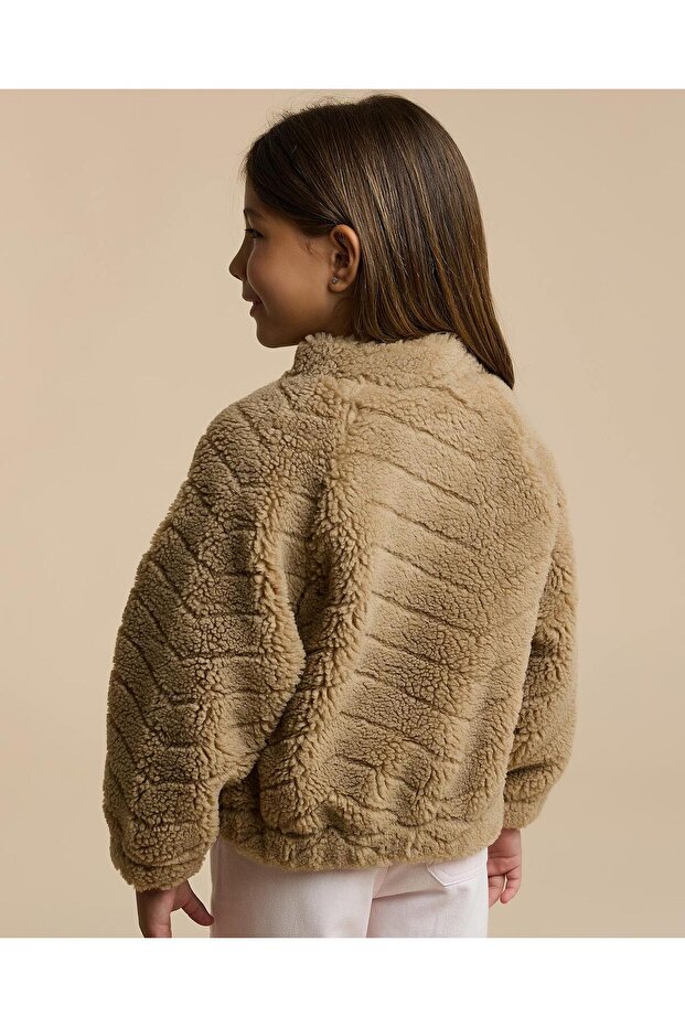 سترة شيربا مع إغلاق بأزرار - 4