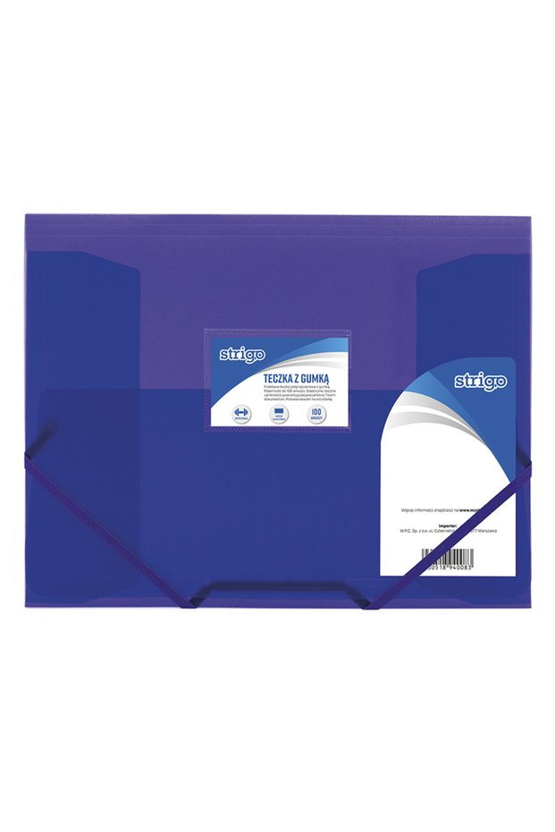 A4 folder with elastic, purple SF027