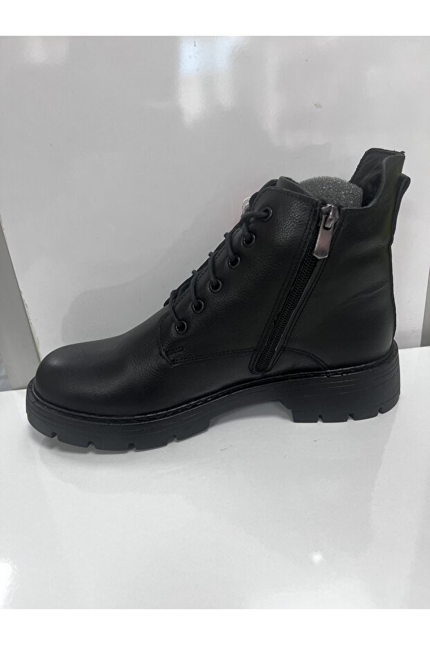 HAKİKİ DERİ BOT ORTOPEDİK TABAN SICAK ASTAR - 3