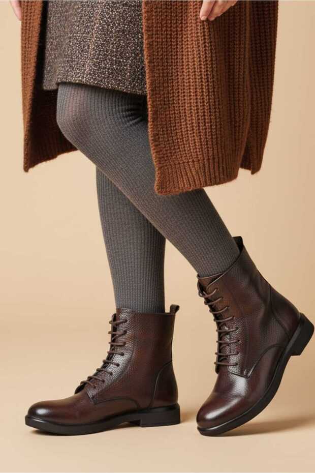 Kadın Deri Bot 26103454K - 1