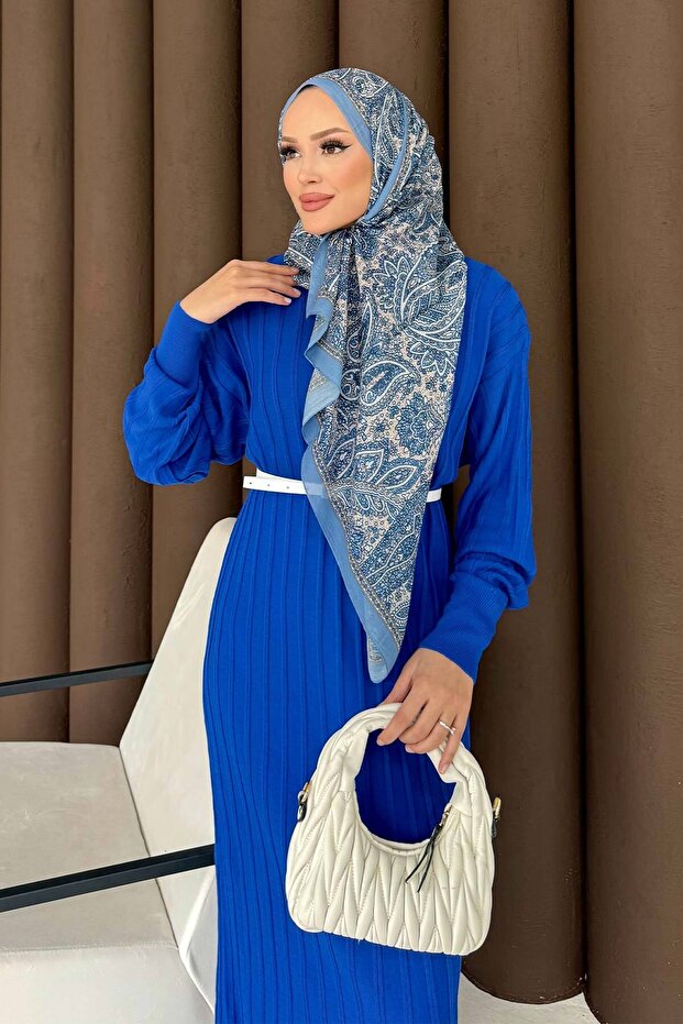 Triko Elbise 70-2404 - 5