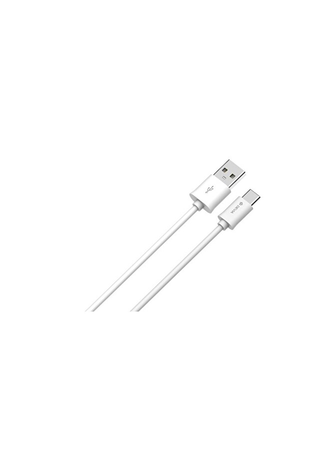 Cablu inteligent EC066 USB - USB-C 2.0 2.1A Alb - 2