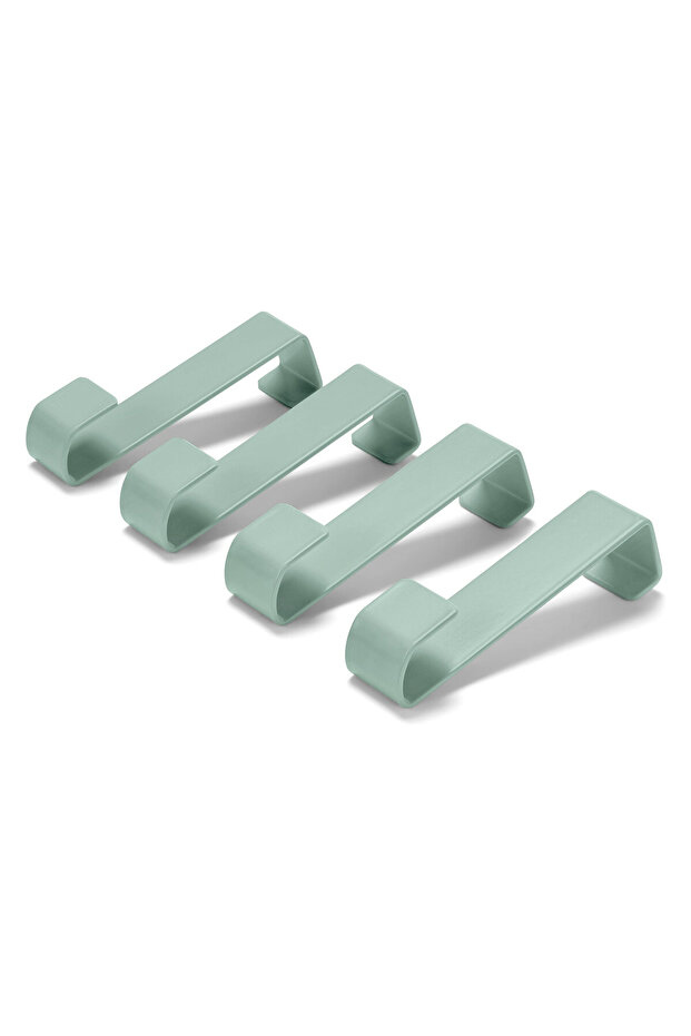 Kapı askısı, 4 Adet, Metal, Yeşil - 1