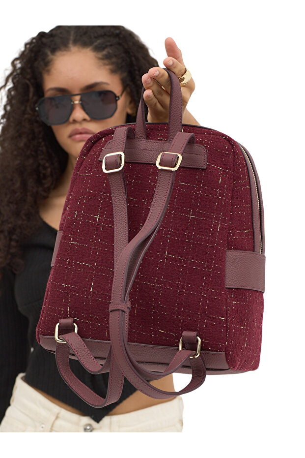 حقيبة ظهر نوفا من الجلد التويد - 3