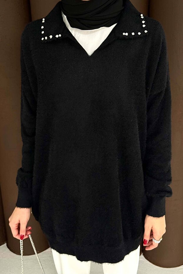 Taşlı Triko Tunik 70-2467 - 7