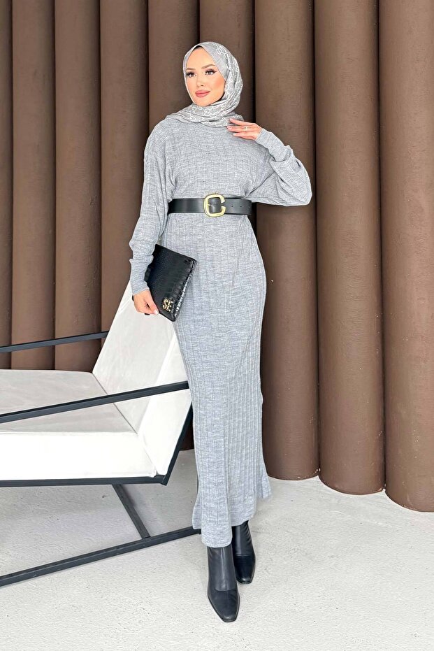 Triko Elbise 70-2404 - 3