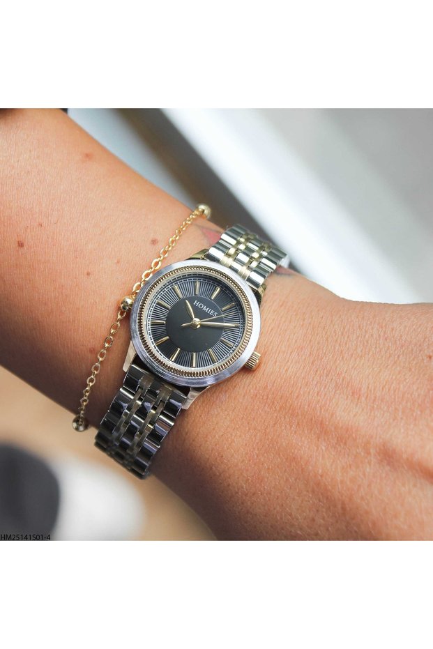 Hm25141S01-4 Women's Wristwatch with Steel Band
