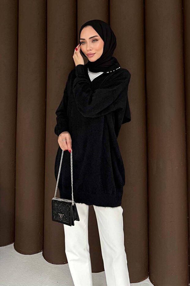 Taşlı Triko Tunik 70-2467 - 6