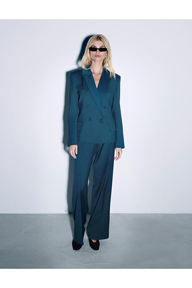 Chilca Yeşil Kadın Ceket - 3