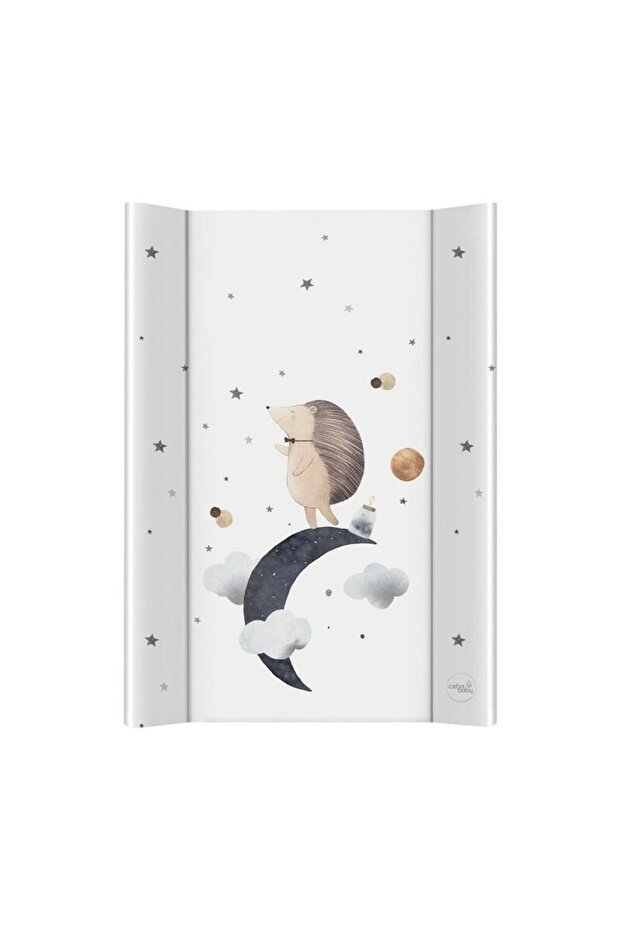 Saltea de infasat, Ceba Baby, Moale, 70 x 50 cm, Fara ftalati, 0 luni+, Hedgehog the Dreamer - 1