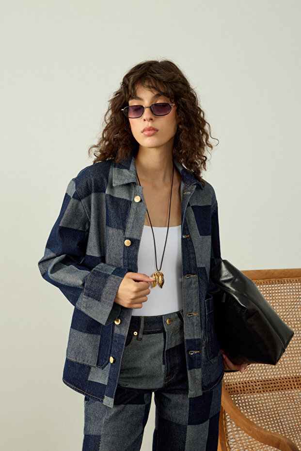 CORY PATCHWORK DENIM CEKET - 1