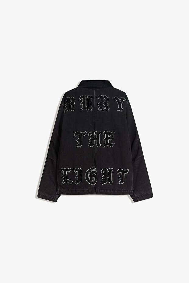 Cepli denim ceket - 6