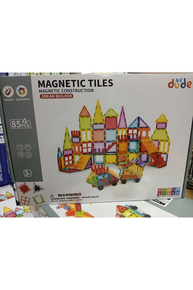 Magnetik tiles Yapı Oyuncak 85 parça