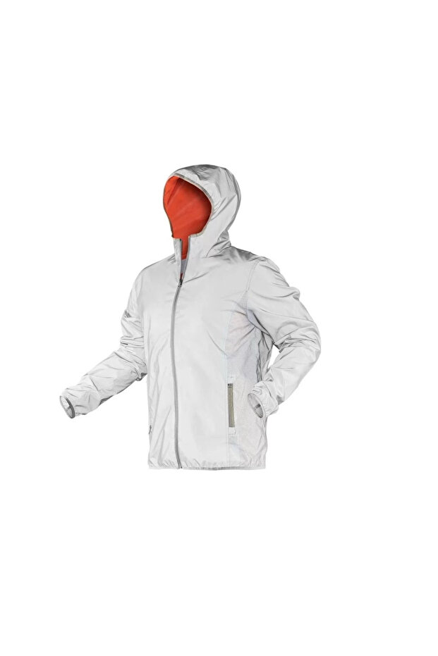 Reflective Work Jacket, White, Model REFLECTIVE, Size M/50, - 7