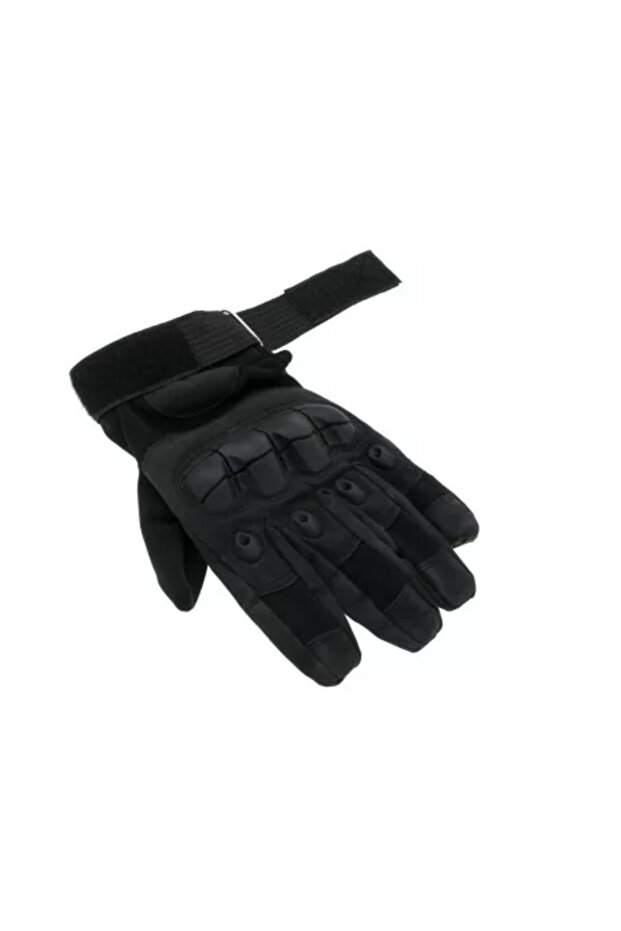 Tactical Gloves with Protective Elements, Size XL, Black - 5