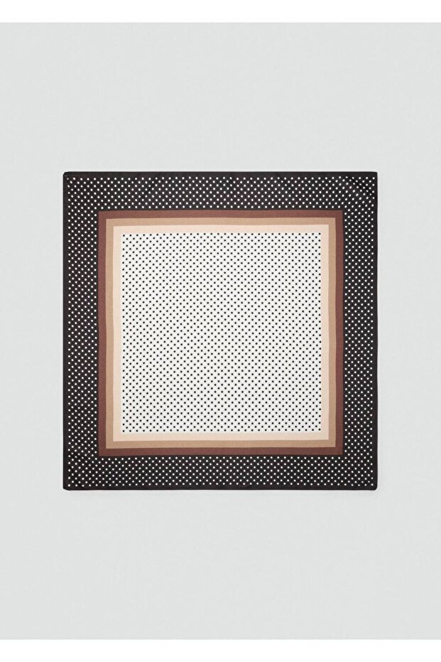 Saten puantiyeli fular - 2