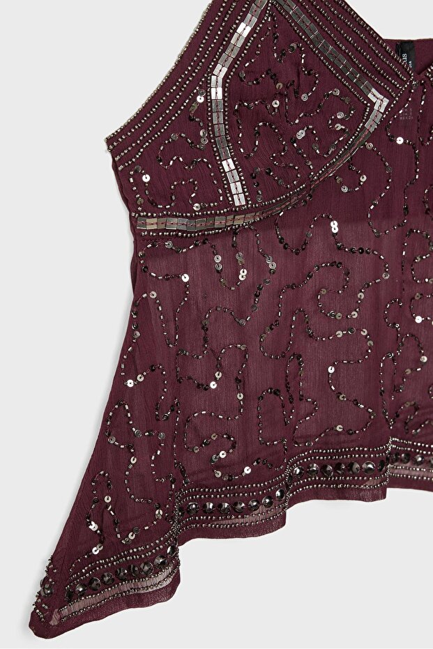 İşlemeli askılı top - 8