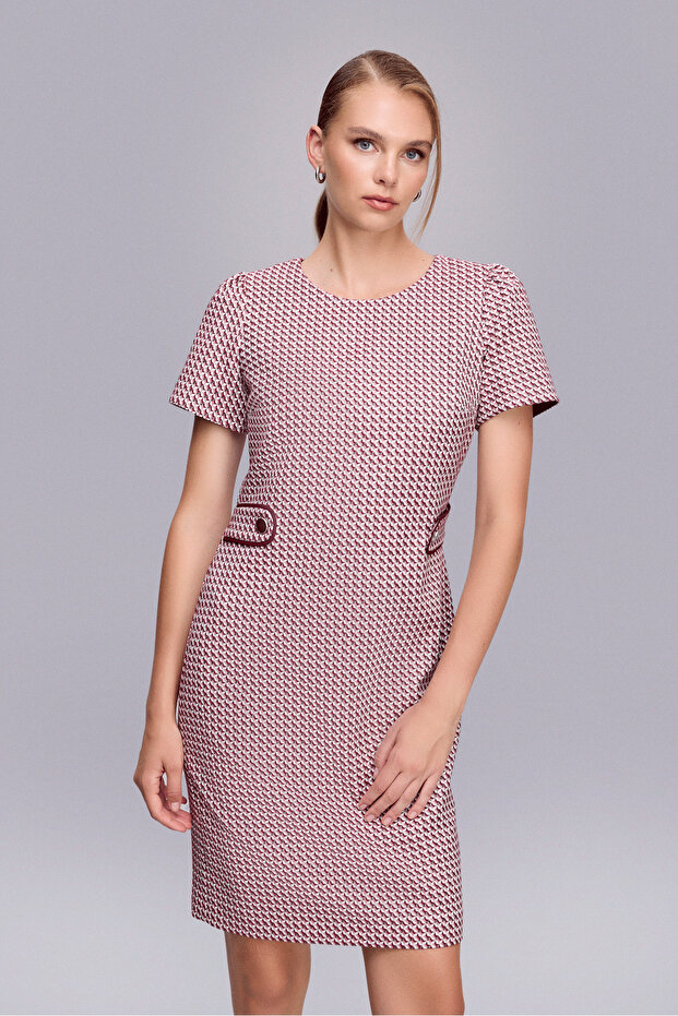 1789 Dress Geometric Pattern - 2