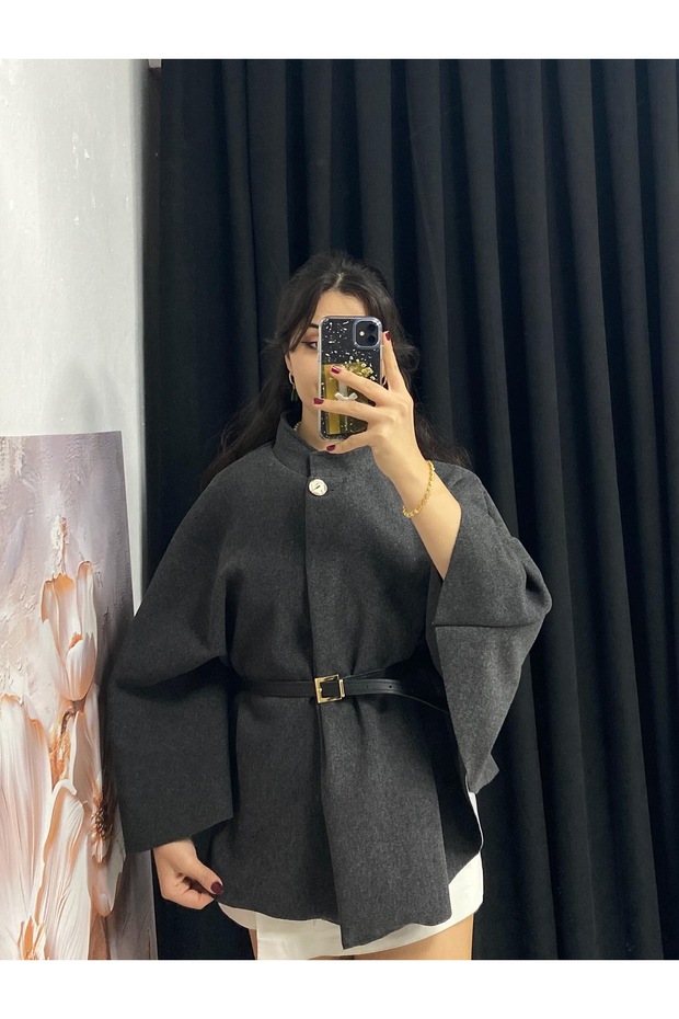 Antrasit gri kemerli panço - 3