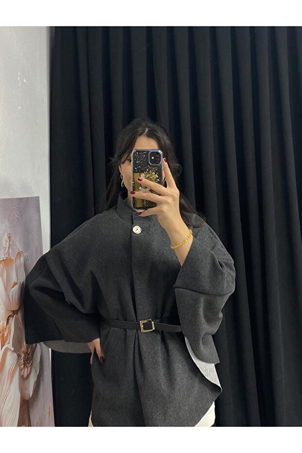 Antrasit gri kemerli panço - 2