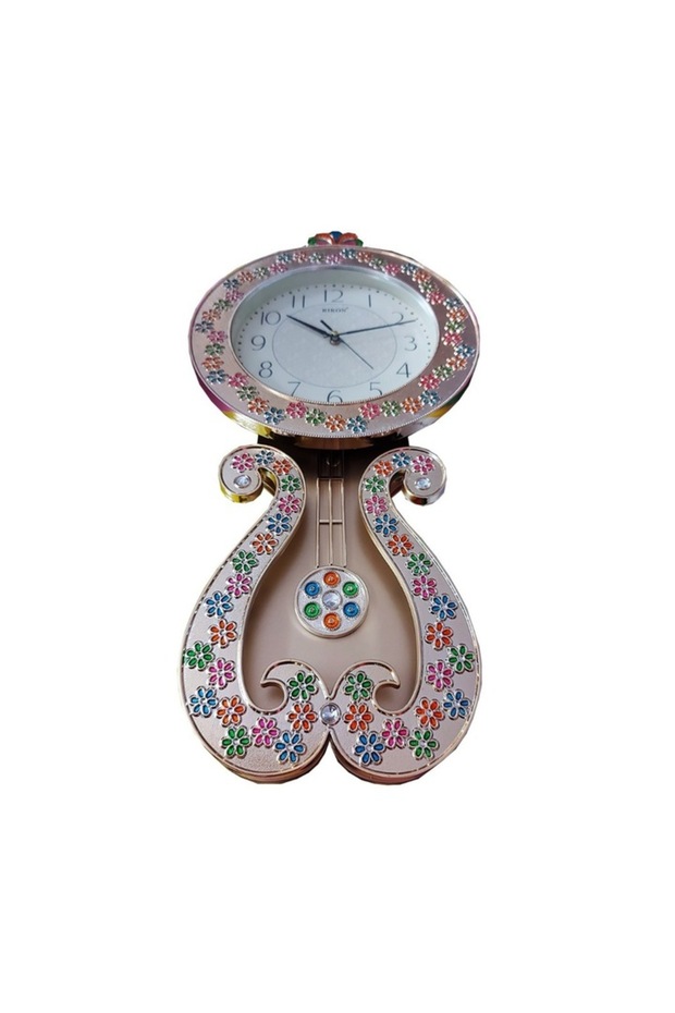 Princess Gold Pendulum Wall Clock, 59 cm - 2
