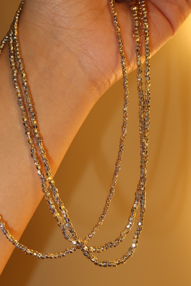 gold silver kolye - 2