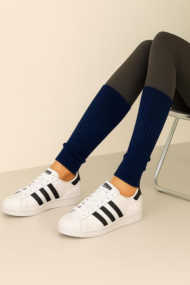 3 Çift Basic Kalın Pamuk Karışımlı Tozluk - 7