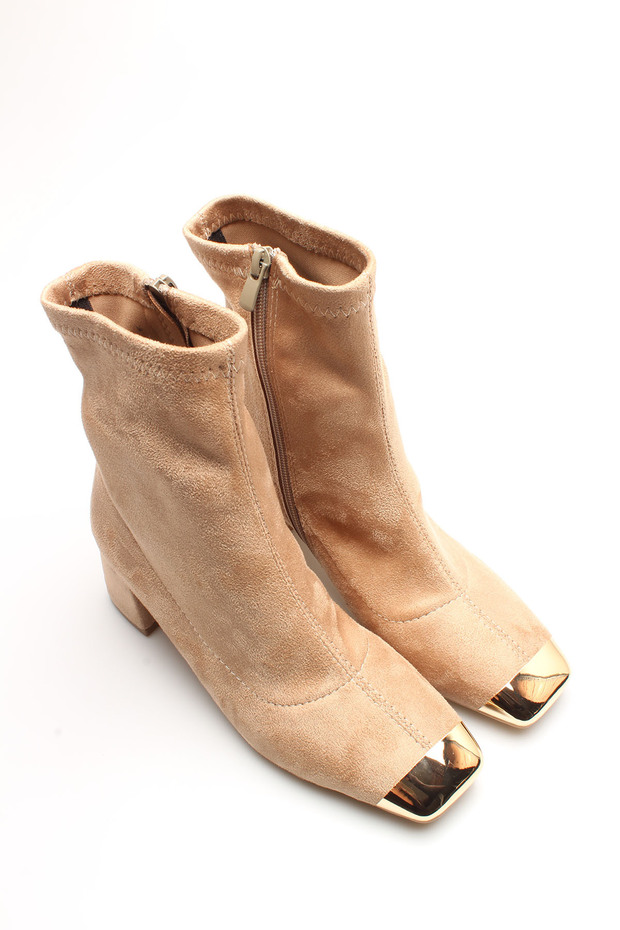 VİZON SÜET STREÇ KADIN BOT - 1