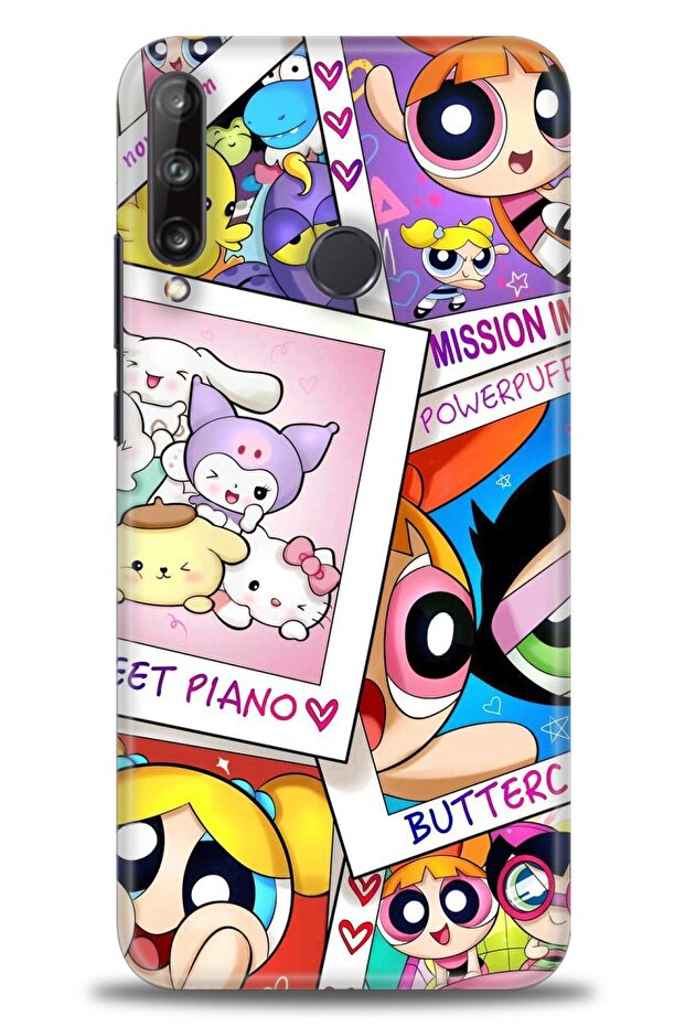 حافظة متوافقة مع هاتف هواوي P40 Lite E + واقي شاشة من السيراميك غير قابل للكسر - 122 - 1