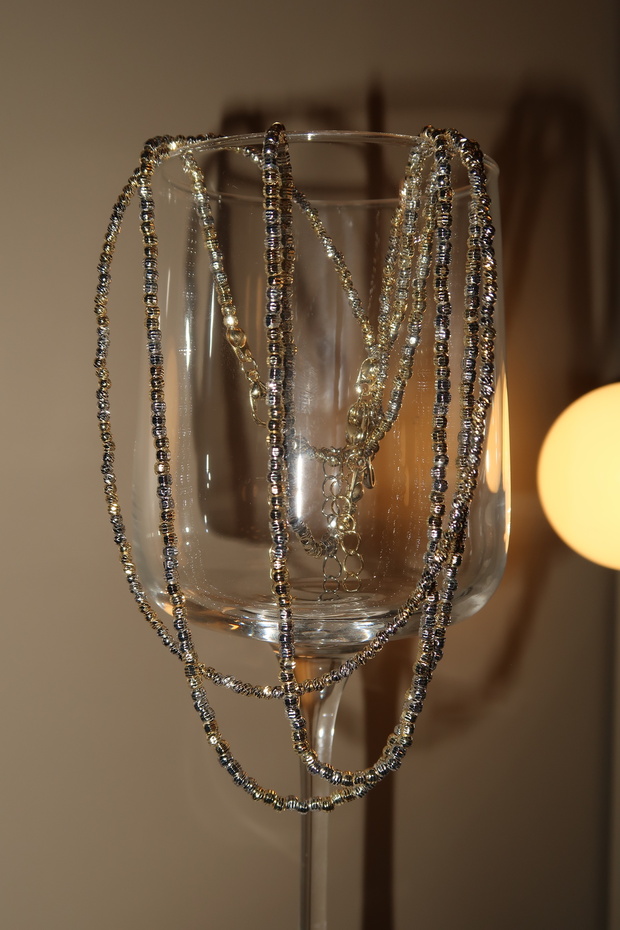 gold silver kolye - 1