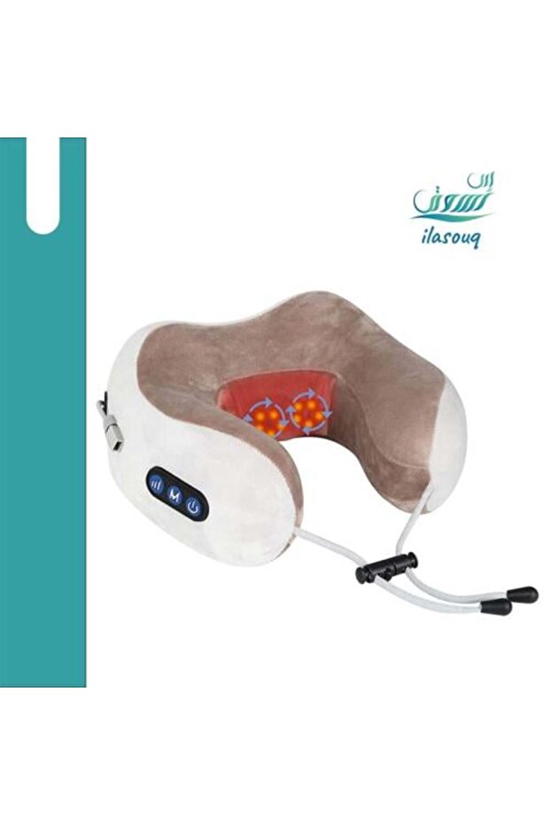 وسادة تدليك للرقبة على شكل حرف U بثلاثة أوضاع وخاصية تسخين TYC1A85EC777A9C6A9F804700 من دي إل سي (DLC): تصميم مريح على شكل حرف U، 3 أوضاع تدليك مختلفة وخاصية التسخين!