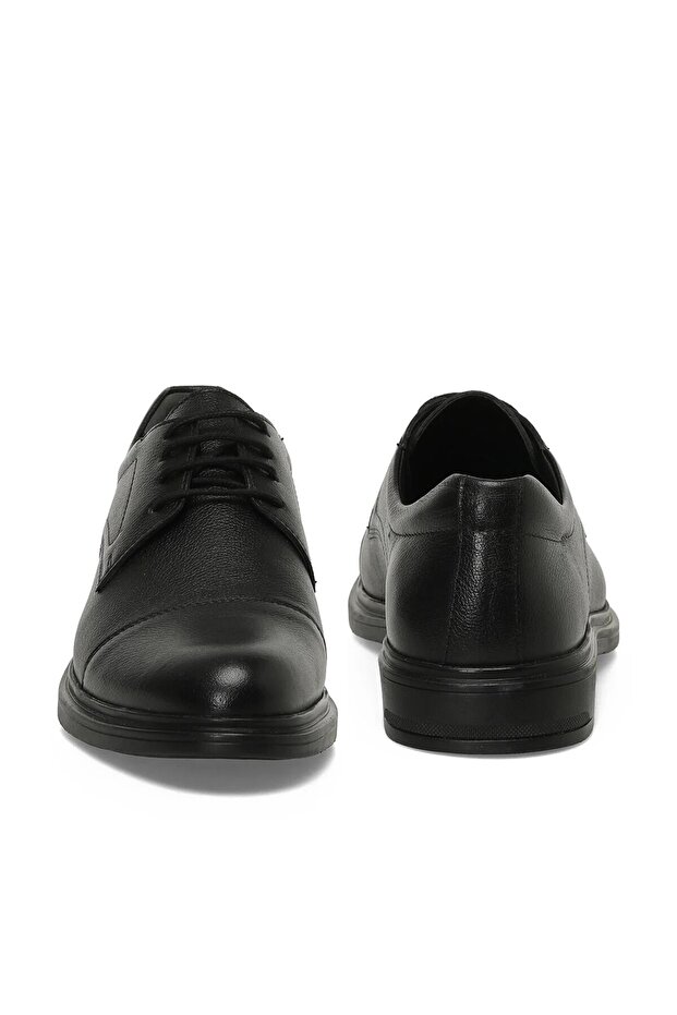 102541 Siyah Hakiki Deri Erkek Ayakkabı - 5