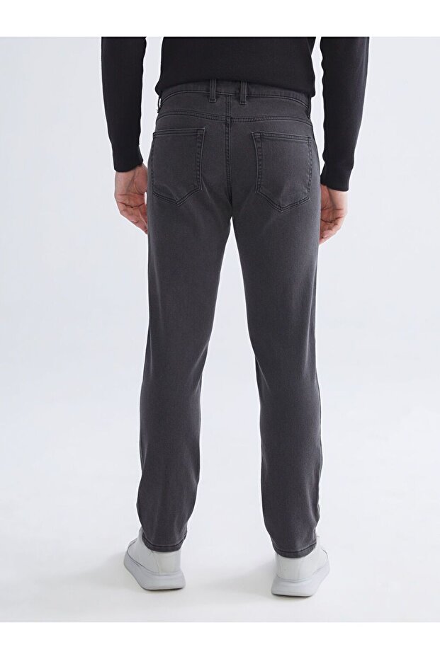 LCW Jeans 779 Regular Fit İçi Polarlı Kışlık Erkek Jean Pantolon - 4