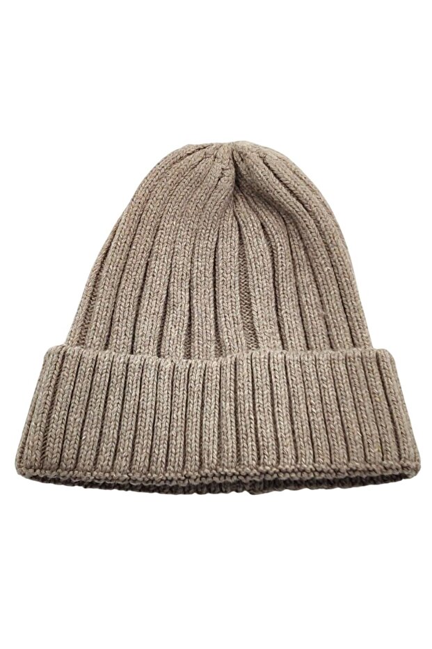 Winter Thick Folded Ribbed Knitwear Beanie Winter Beanie