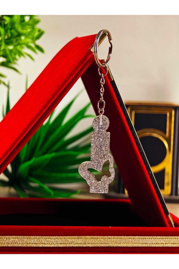 Letter Keychain Model Epoxy Resin Gift Product