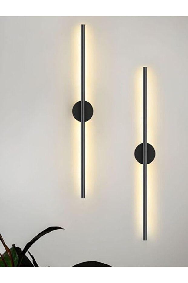 مصباح حائط كهربائي LED بطول 70 سم، بهيكل مركزي