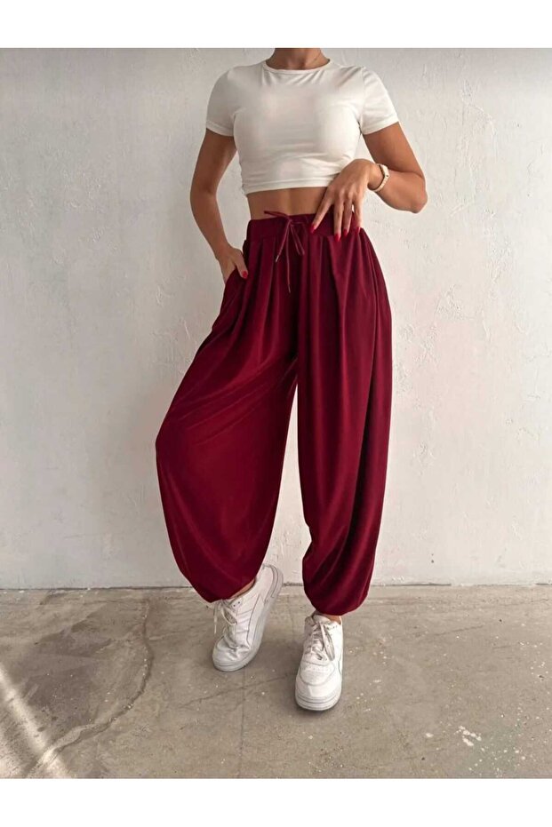 Modal Fabric Soft Texture Shalvar Pants - 2