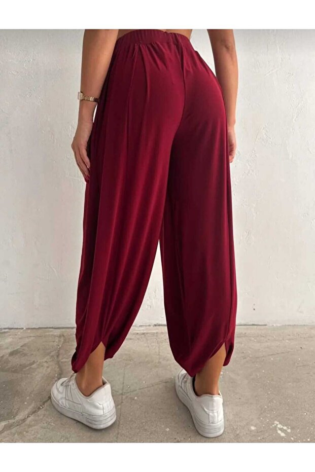 Modal Fabric Soft Texture Shalvar Pants - 5