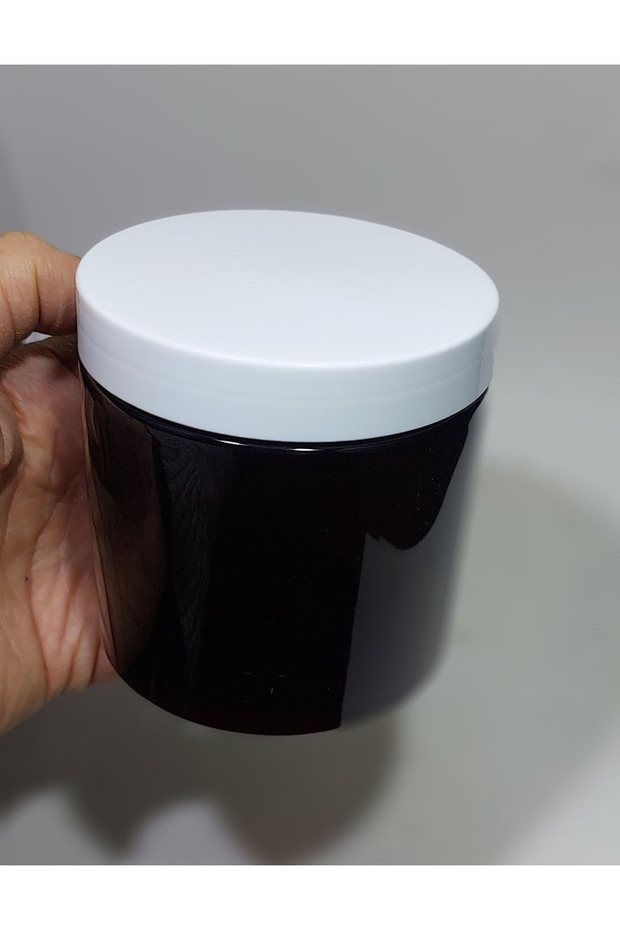 Organizer Jar 500 ml with Stopper Amber Glass Appearance Set of 3