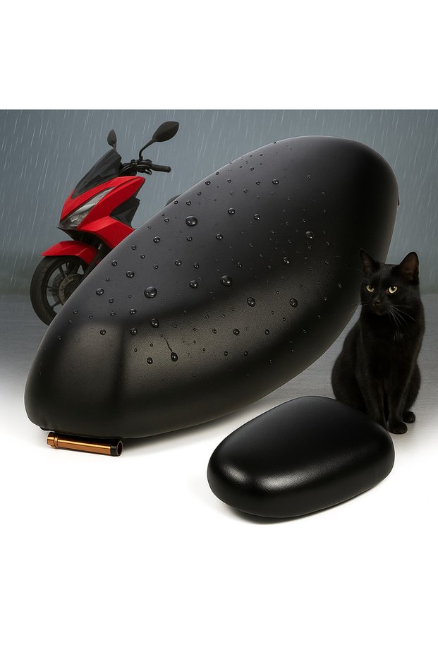 Rks Blackster 250i Motorcycle Leather Seat Cover Cover Brand -