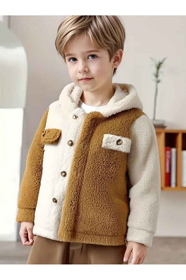 Boy's Fleece Hooded Jacket,