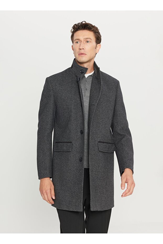 Siyah Erkek Palto ACE005261010_SYH - 1