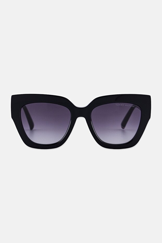Women 207863807539O Square Sunglasses, Black Gradient