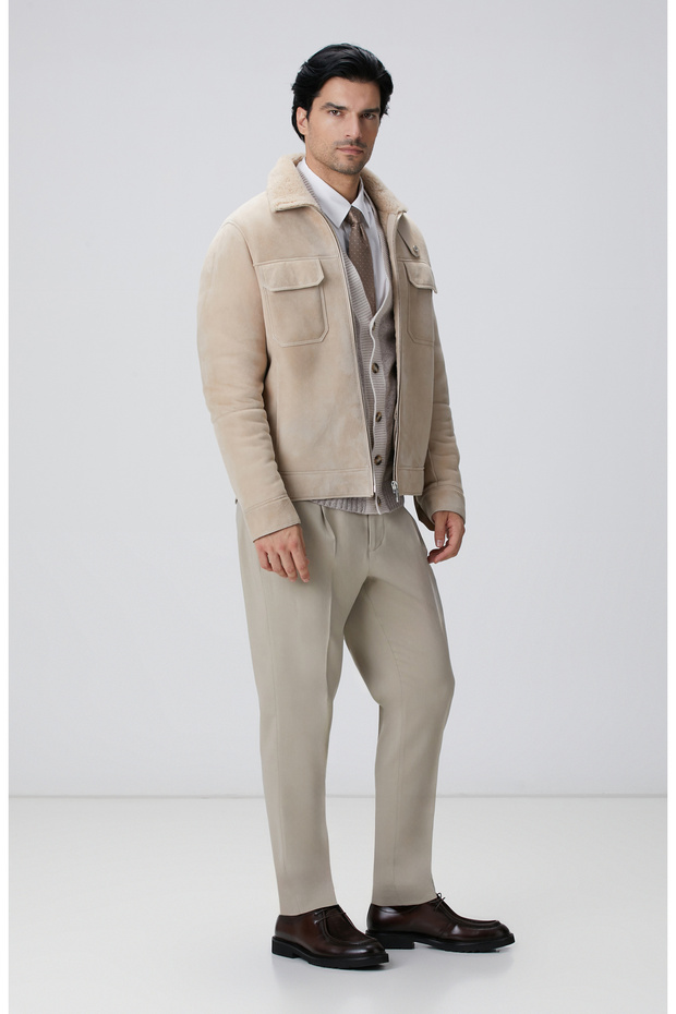 Limited Bej Deri Mont - 3