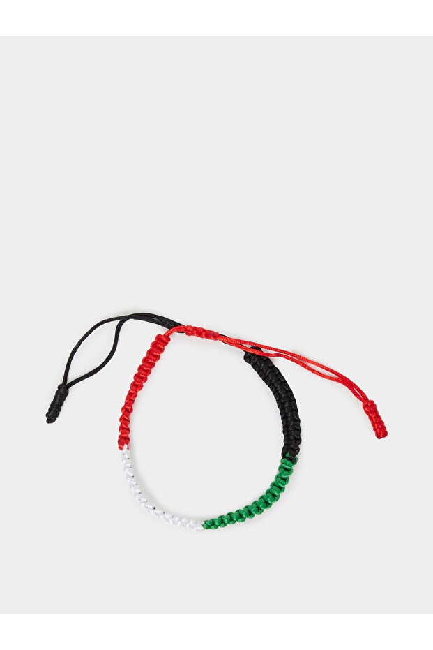 Knitted Adjustable Bracelet - 1