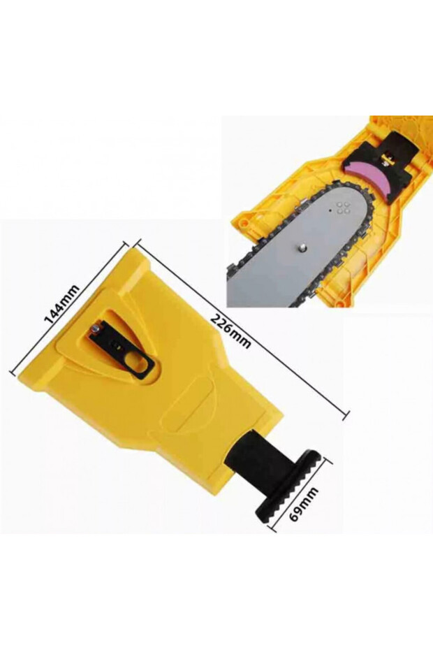 Portable chainsaw chain sharpener - 2